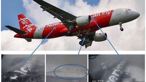 Singapur mudofaa vaziri AirAsia layneri korpusi suratlarini chop etdi
