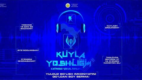 O’zbekistonda “Kuyla yoshligim” yangi estrada loyihasiga kasting boshlandi