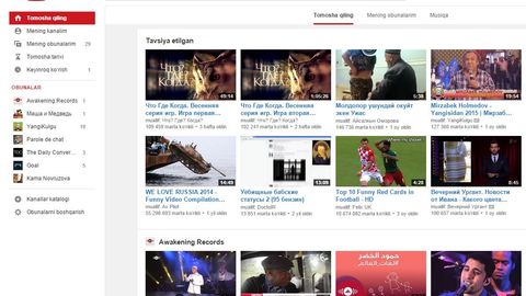 YouTube’ning o‘zbekcha versiyasi ishga tushdi