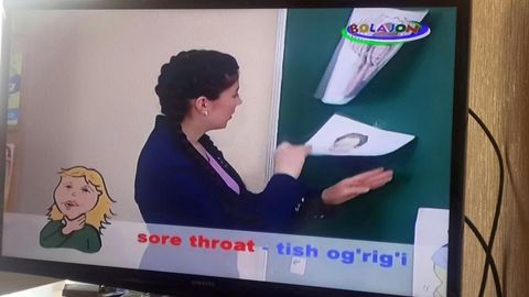 Tomoshabinlar “Bolajon” telekanalining ingliz tilini o‘rgatuvchi ko‘rsatuvidan xato topdi