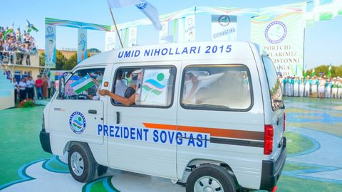 «Умид ниҳоллари — 2015» мусобақаларининг ҳудудий босқич ғолибларига Damas автомобили совға қилинади