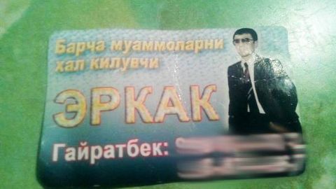 Toshkentda “barcha muammolarni hal qiluvchi erkak” paydo bo‘ldi