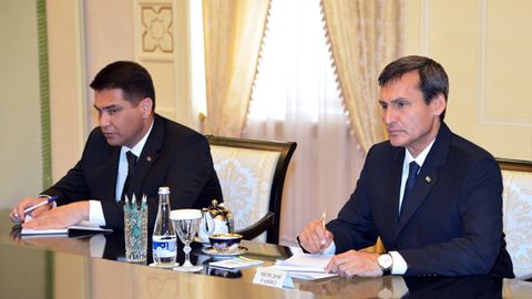 Islom Karimov Turkmaniston Vazirlar Mahkamasi Raisining o‘rinbosarini qabul qildi