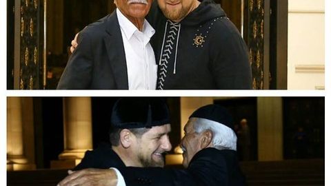 Ramzan Qodirov otasining o‘zbekistonlik ustozi bilan uchrashdi