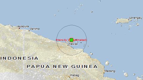 Papua-Yangi Gvineya sohillarida 5,6 magnitudali zilzila yuz berdi