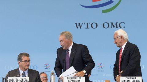 Женевада Қозоғистоннинг Бутунжаҳон савдо ташкилотига қабул қилиниши бўйича протокол имзоланди