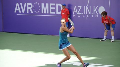 Nigina Abduraimova Bokudagi tennis turniri saralashini g‘alaba bilan boshladi