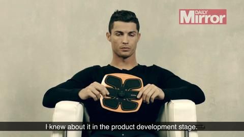 Krishtianu Ronaldu Yaponiyaning trenajyor moslamasini reklama qildi (video)