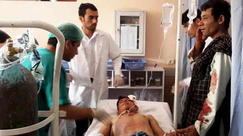 Афғонистон бозоридаги портлаш натижасида 19 киши ҳалок бўлди