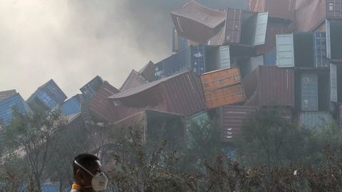 Xitoyning Tyanszin shahrida ro‘y bergan portlash qurbonlari soni 44 kishiga yetdi