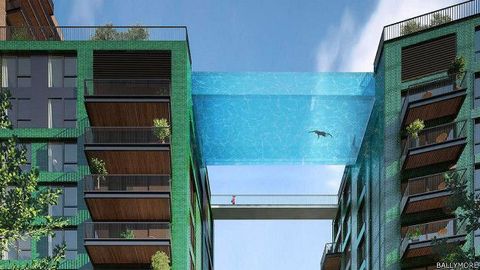 Londonda 35 metr balandlikda  shaffof osma basseyn quriladi