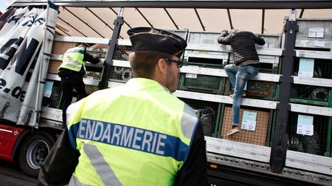 Politsiya muhojirlarning Yevrotunnelga o‘tishga bo‘lgan urinishi oldini oldi 