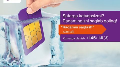 Ucell’dan raqamni bir yilgacha saqlab qolish xizmati!