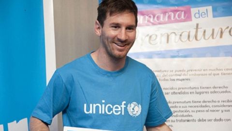 Lionel Messi BMTning Bolalar jamg‘armasiga 500 ming dollar xayriya qildi