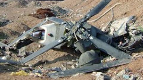 Yaman va Saudiya Arabistoni chegarasida harbiy vertolyot quladi