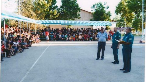 Намангандаги болалар оромгоҳларида йўл ҳаракати хавфсизлиги бўйича тушунтириш ишлари олиб борилди