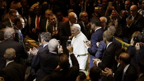 Rim papasi Rossiyaning BMTdagi doimiy vakili bilan uchrashdi 