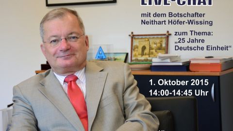 Германиянинг Ўзбекистондаги элчиси 1 октябрь куни Facebook орқали жонли мулоқот ўтказади