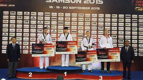O‘zbekistonlik taekvondochi Dmitriy Shokin Turkiyadagi turnirda bronza medali sohibi bo‘ldi