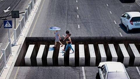 Toshkent ko‘chalarida 3D-“zebra” chizishni taklif qilishdi