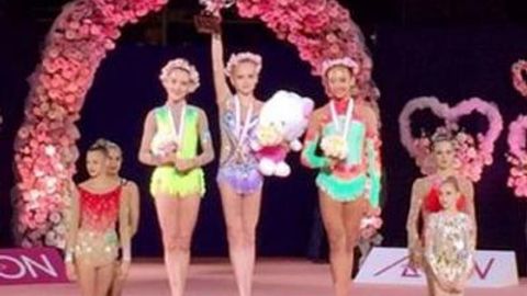 O‘zbekistonlik badiiy gimnastikachi klublar o‘rtasidagi JChda kumush medalni qo‘lga kiritdi