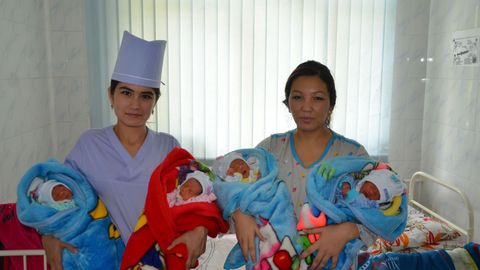 Фарғонада тўрт эгизак дунёга келди