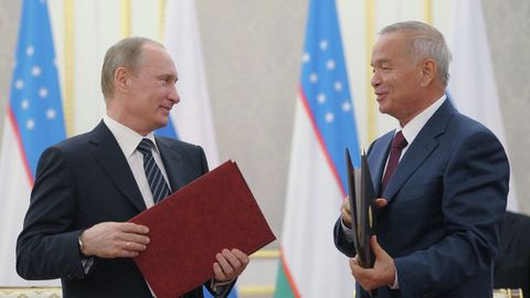 Владимир Путин Ислом Каримовга табрик йўллади