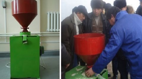 Chorvachilikka ixtisoslashgan xo‘jaliklar uchun rotorli-diskli don maydalagich qurilmasi yasaldi