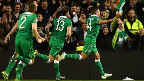 Futbol bo‘yicha Irlandiya termasi Yevro—2016 ga yo‘l oldi