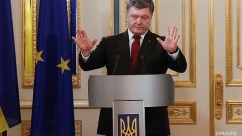 Порошенко: Евроиттифоқ билан эркин савдо ҳудуди Россия санкцияларидан етган зарарни қоплайди