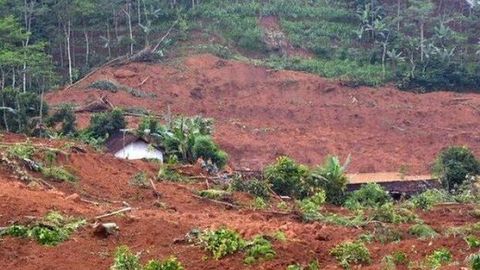 Indoneziyada yer ko‘chishi oqibatida 18 kishi halok bo‘ldi