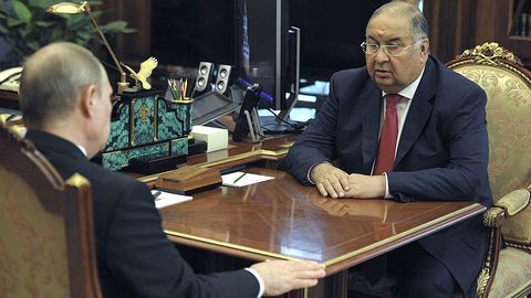 Rossiya prezidenti Vladimir Putin milliarder Alisher Usmonov bilan uchrashadi
