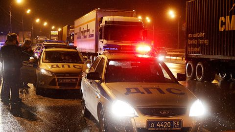 Полиция Москва остонасида Доғистон ва Чеченистондан келган ҳайдовчилар йўлини тўсди
