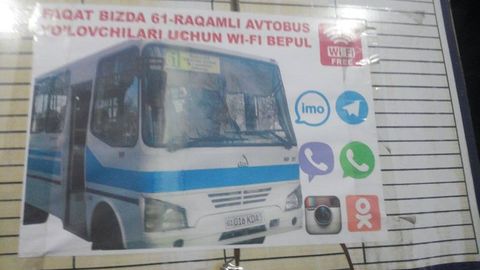 Foto: Samarqandning Wi-Fi’li avtobuslari