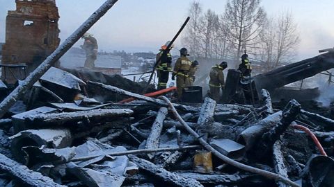Rossiyaning Yaroslavl viloyatida sodir bo‘lgan yong‘in joyidan oltinchi marhumning jasadi topildi