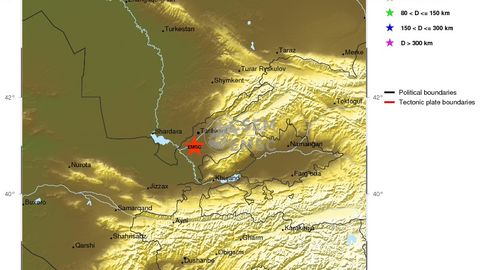 9-yanvar tongida Toshkent shahri yaqinida zilzila yuz berdi
