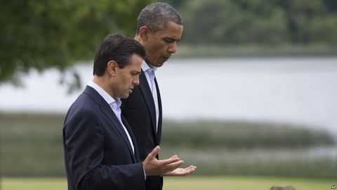 Obama Meksika prezidentini narkobaron Xoakin Gusman qo‘lga olingani bilan tabrikladi