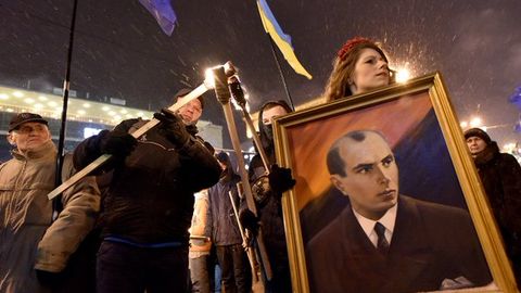Ukrainada Bandera sharafiga mash’alli namoyishlar bo‘lib o‘tdi
