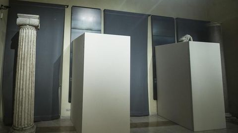 Eron prezidentining tashrifi tufayli Rim muzeyidagi yalang‘och haykallar yopib qo‘yildi