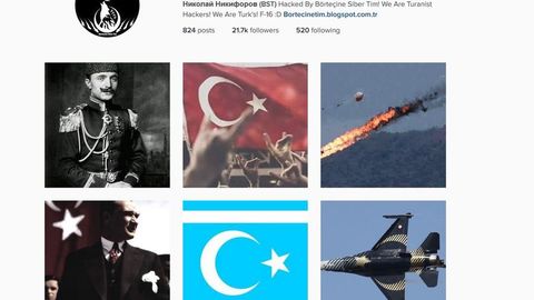 Rossiya aloqa vazirining Instagram’i turkiyalik xakerlar hujumiga uchradi