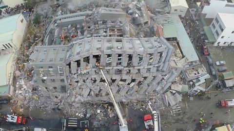 Tayvanda sodir bo‘lgan zilzila qurbonlari soni 23 kishiga yetdi