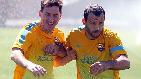 Maskerano “Barselona” tarkibidagi birinchi golini urishida muxlislar Messidan yordam so‘radi