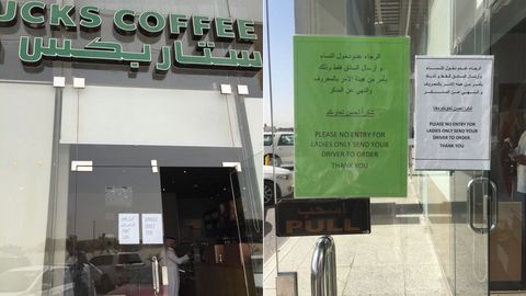 Starbucks Ar-Riyoddagi qahvaxonasiga ayollarning kirishi taqiqlanganini ta’mirlash ishlari bilan izohladi