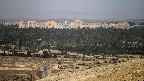 Rossiya harbiy samolyotlari Palmira yaqinidagi hujumlarni qo‘llab-quvvatlash uchun 41 ta parvozni amalga oshirdi