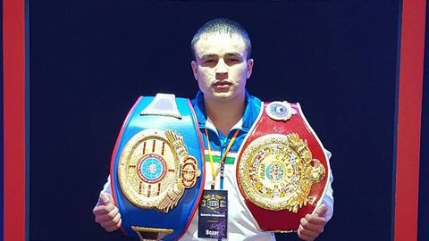 O‘zbekistonlik bokschi Qudratillo Abduqahhorov WBF va WPBF Youth kamarlarini qo‘lga kiritdi