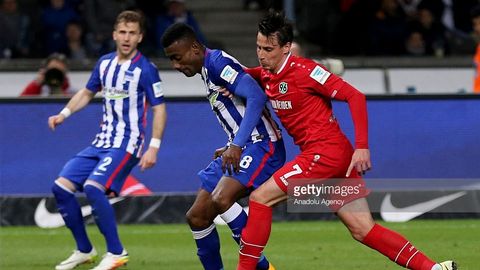 Bundesliga, 29-tur. Salomon Kaluning goli “Gerta”ni so‘nggi o‘rindagi jamoaga qarshi o‘yinda mag‘lubiyatdan qutqarib qoldi