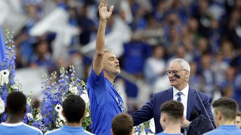 Italiyalik operachi Andrea Bochelli “Lester”ni sharaflash marosimida kuyladi