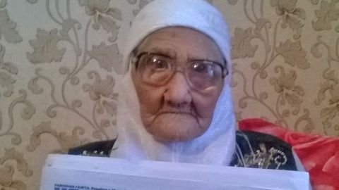 Astraxanlik 120 yoshli Tanzilya Bisembeyeva dunyodagi eng keksa odam sifatida tan olindi