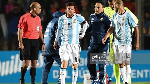 Лионель Месси Гондурас термасига қарши ўртоқлик ўйинида жароҳат олди