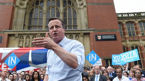 Devid Kemeron Buyuk Britaniyaning Yevroittifoqdagi a’zoligi masalasida o‘tkazilayotgan referendumda ovoz berdi